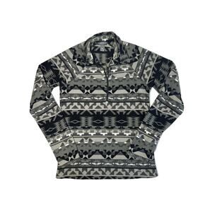 Eddie Bauer Woman's XS Jacket 1/4 Zip Geometric